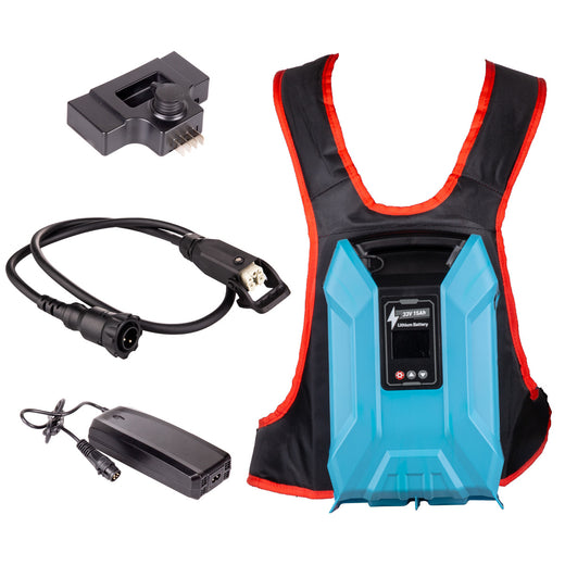 AKÜ 15Ah 33V + ŞARJ CİHAZI