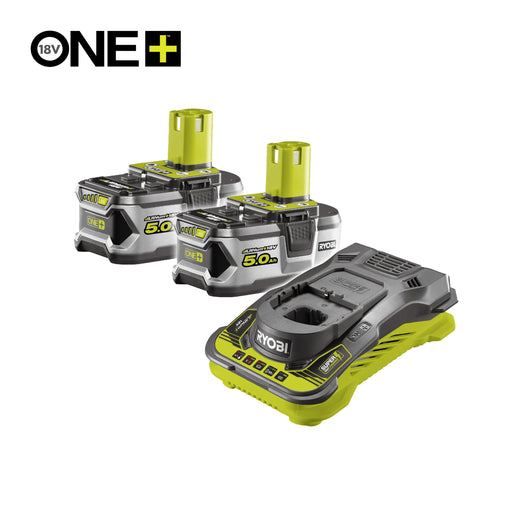RYOBİ RC18150-250 Akü ve Hızlı Şarj Cihazı 2x5.0Ah
