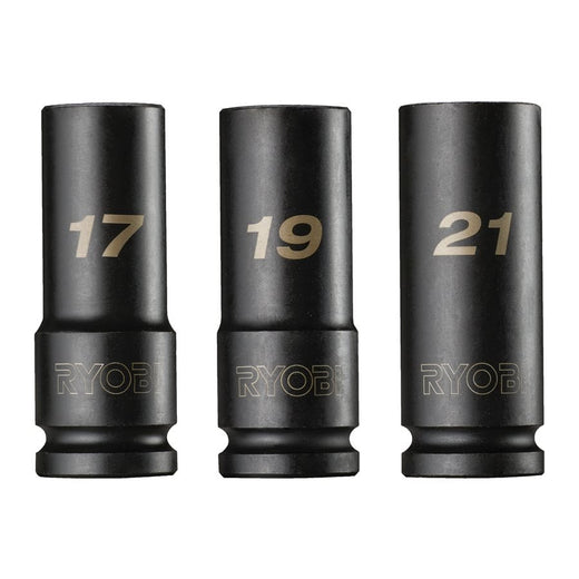 RYOBİ RHDIS3PC Derin Lokma Seti 3 Parça 1/2