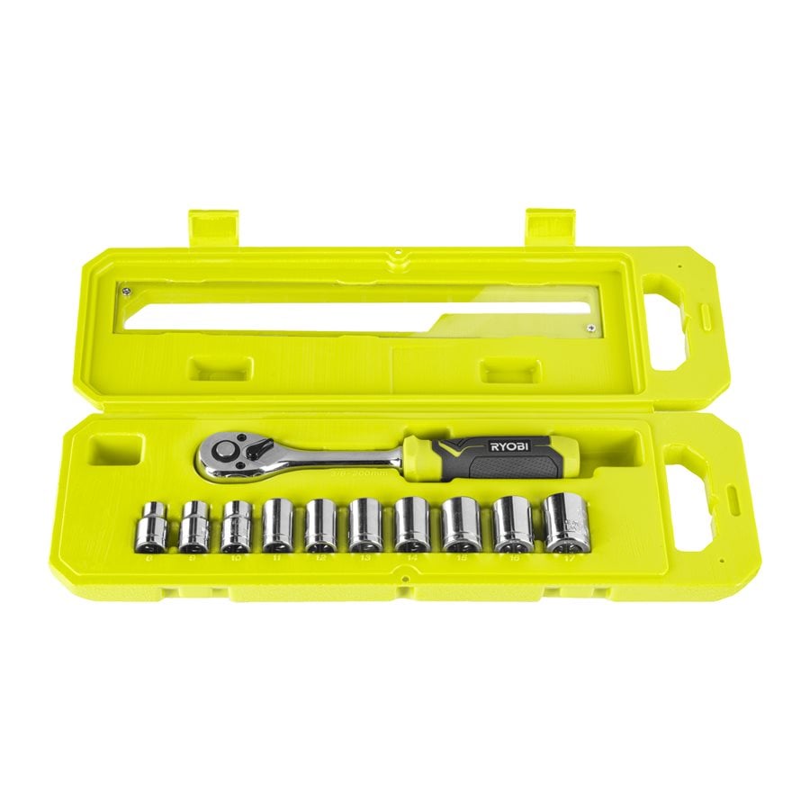 RYOBİ RHRS11PC Cırcırlı Lokma Seti 3/8 11 parça