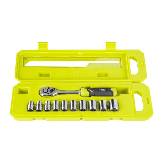 RYOBİ RHRS11PC Cırcırlı Lokma Seti 3/8 11 parça