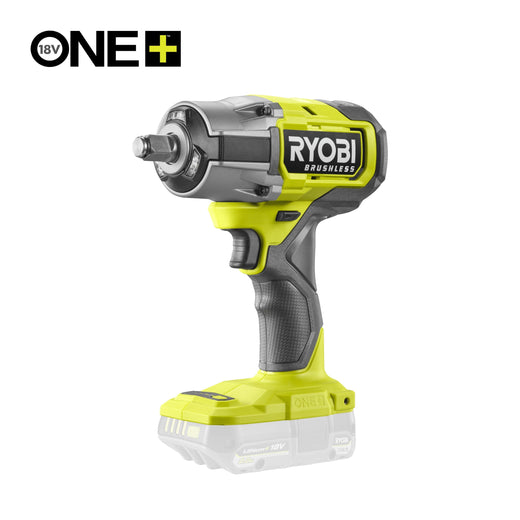 RYOBİ RIW18BL-0 Kömürsüz Motor 1/2 Somun SIkma Makinesi (Akü Dahil Değildir.)