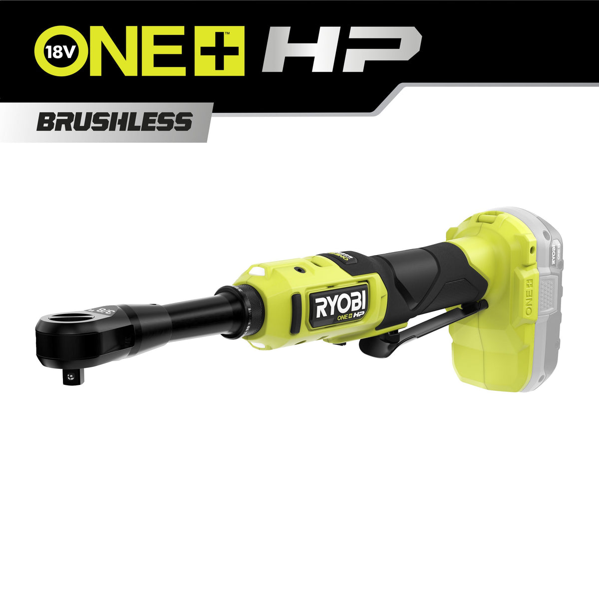 RYOBİ RRW1838X-0 Akülü cırcır Makinesi 3/8 (Akü Dahil Değildir.)