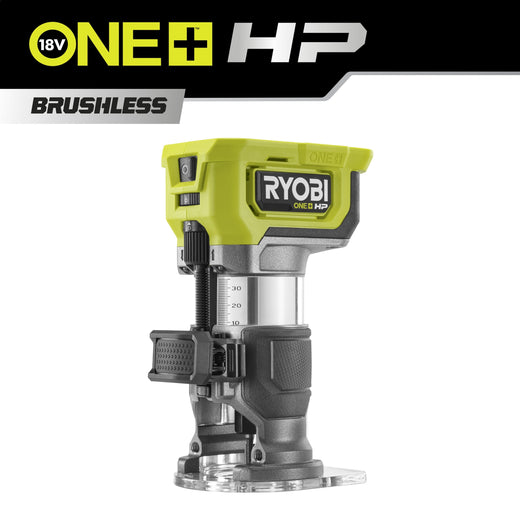 RYOBİ RTR18C-0 18V Kömürsüz Motor El Frezesi (Akü Dahil Değildir.)