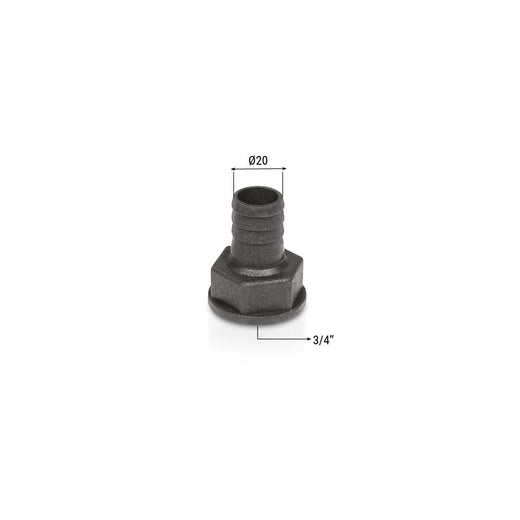 Melasty Ø20 mm Hortum Rekoru (Plastik) 3/4''