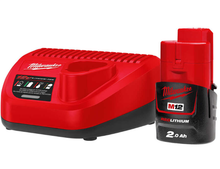 Milwaukee M12 NRG-201 Akü + Şarj Cihazı