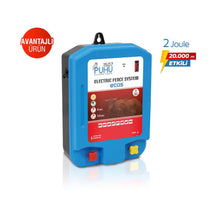 Puhu Ecos Güneş Enerjili Elektrikli Çit Cihazı (2 Joule) (20W Panel + 12V/14Ah Jel Akü)