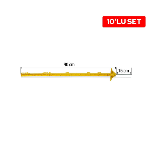 Puhu Plastik Direk (105 cm) (10 lu Takım)