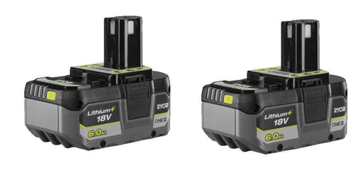 RYOBİ Akü RB1860X 6.0Ah Akü (iki adet)