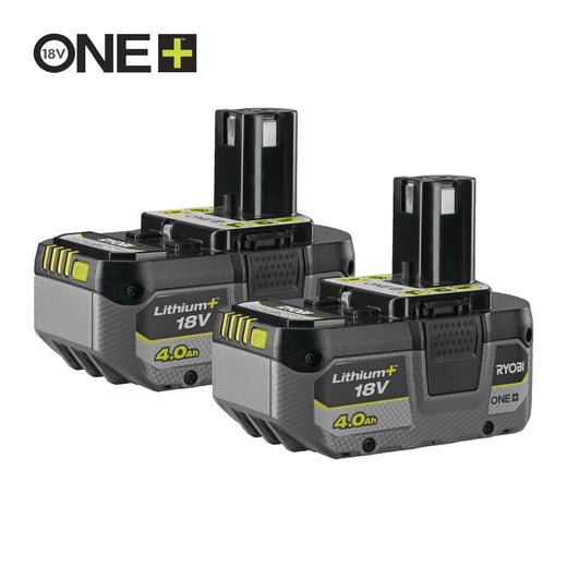 Ryobi RB1840X 18V 4.0Ah Lithium+ (130597018) İkili Akü Seti