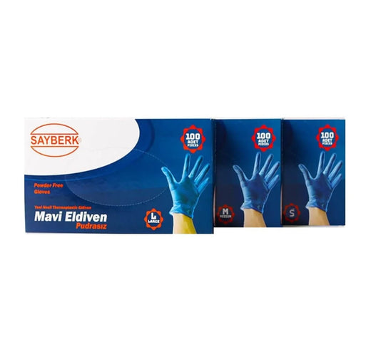 Sayberk Termoplastik Eldiven Mavi